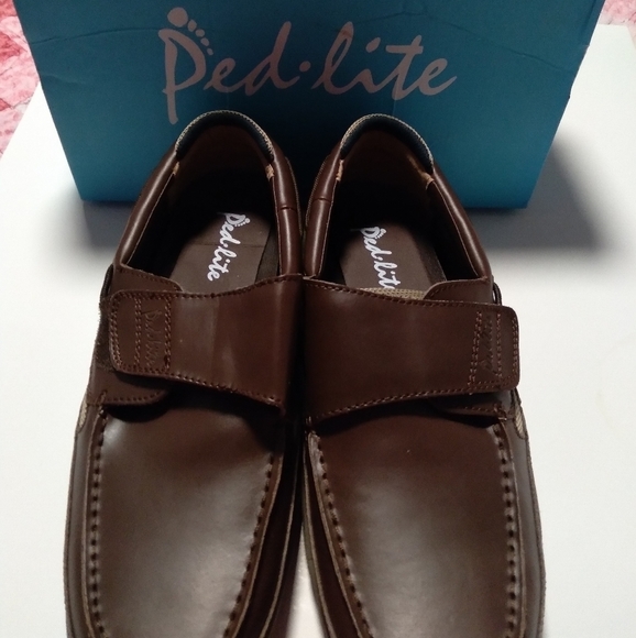 Ped-Lite Other - Pro-life mens new  brown velcro shoes. Size 13M